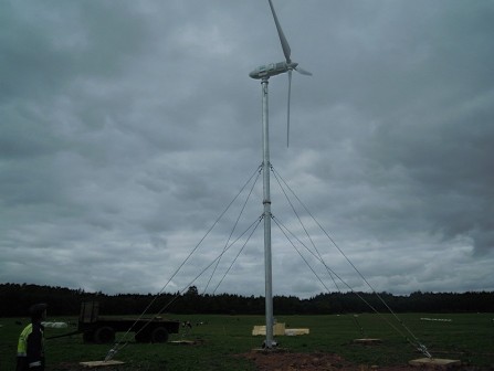active pitch 10KW SWT installed at Latvia