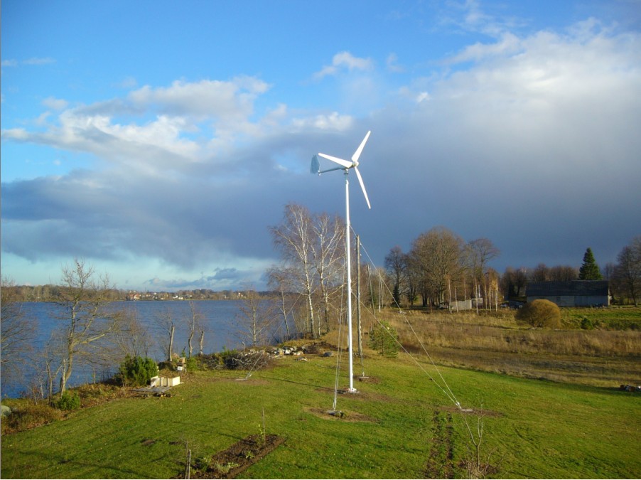 SW3KW wind turbine project at Latvia