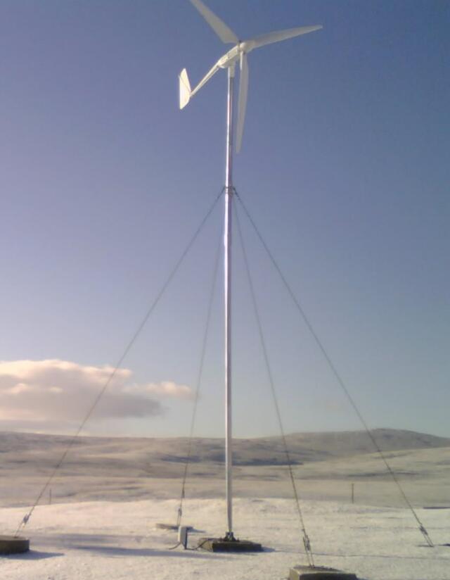 SW-2KW wind turbine to Ireland standalong system