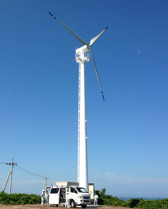 SWT20KW wind turbine export to Italy
