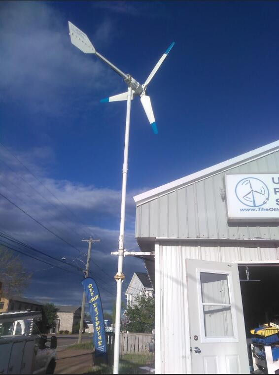 Canada SW-300W wind turbine installed